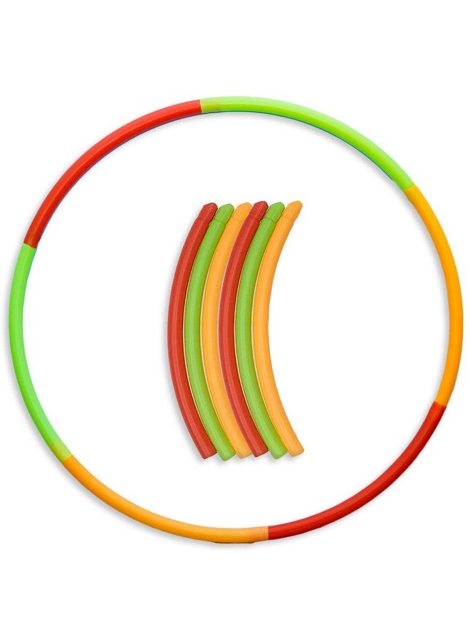 Ratna's Hula Hoop Ring Slim for Kids. Best hupla Ring with Attractive Colours (70 cm Diameter)(6 Pieces) Multicolor - Image 1