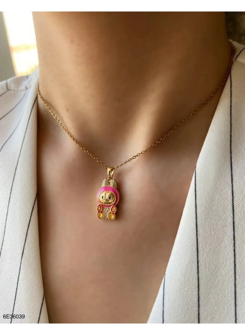 Stainless Steel Pendant Necklace Charm Chain for Women Accessories - Image 5