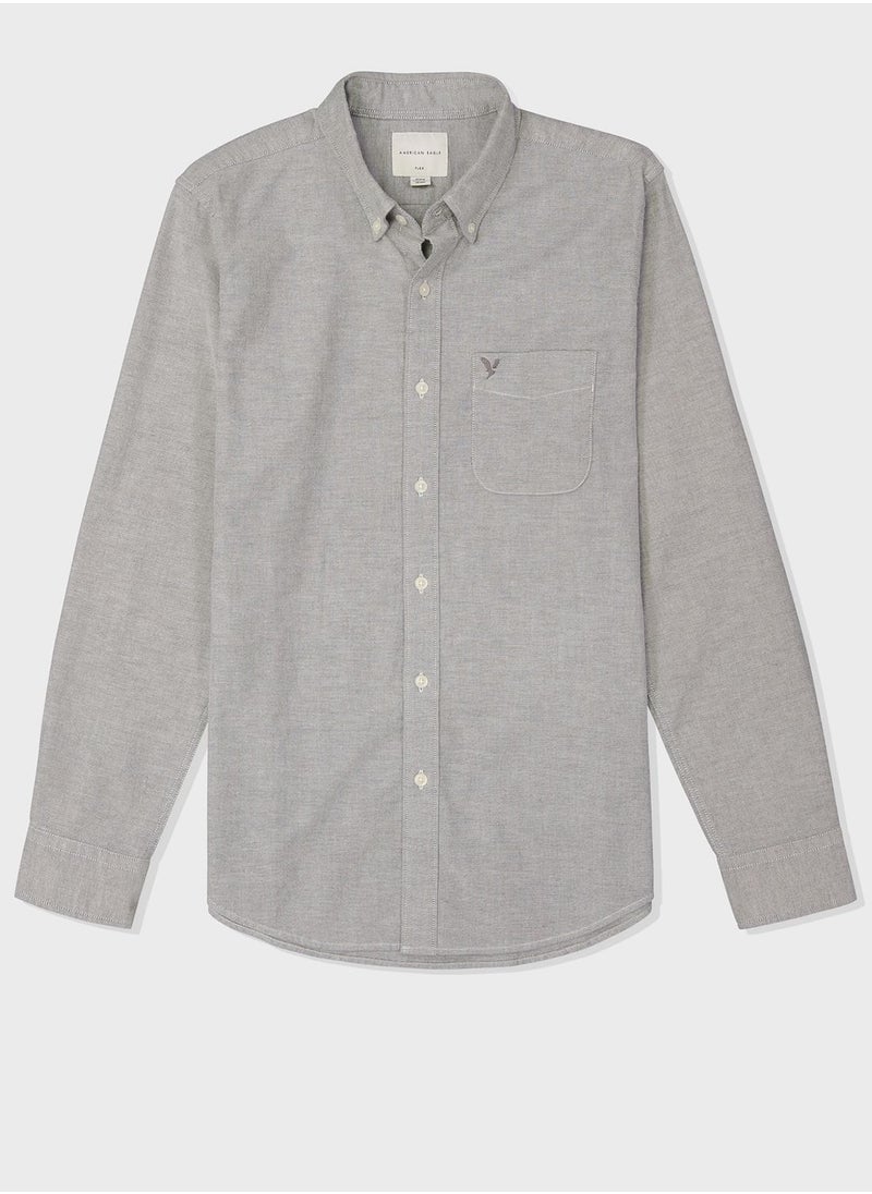 American Eagle - Button Down Slim Fit Shirt - Image 1