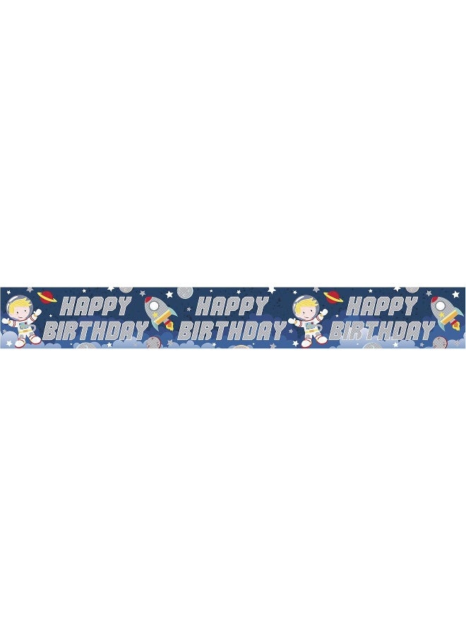 Fun House Birthday Boy Banner Space