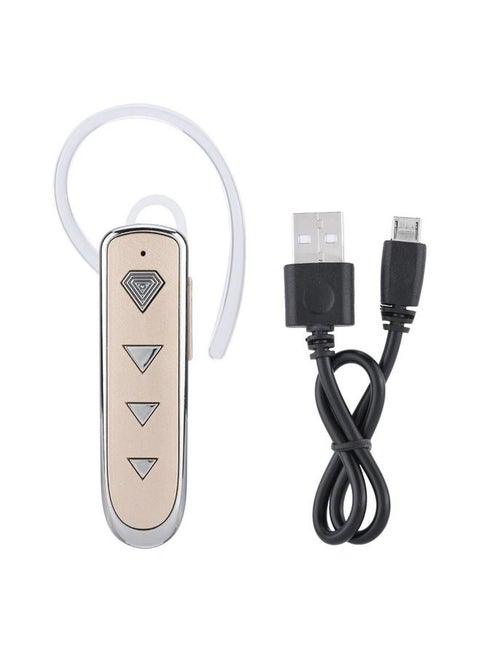 New Portable Wireless Bluetooth V4.1 Earphone Stereo Headset Handsfree Earbuds (Gold)
