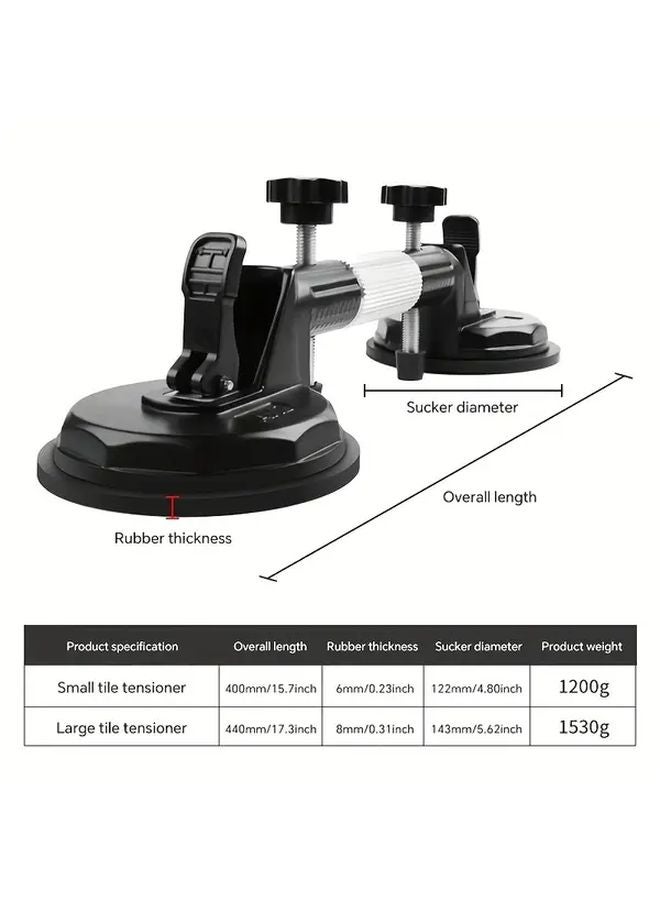 123mm Suction Cup Manual Tile Leveler Professional Stone Seam Joining Tool Set - Image 3