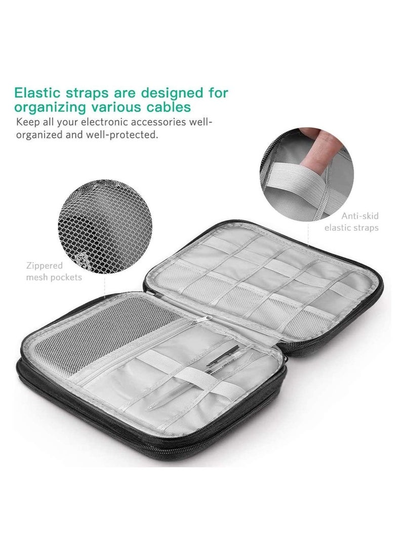 Y&D Travel Cable Organiser Bag Universal Carry Gadget for USB Drive SD Card Charger Hard Disk  - Image 3