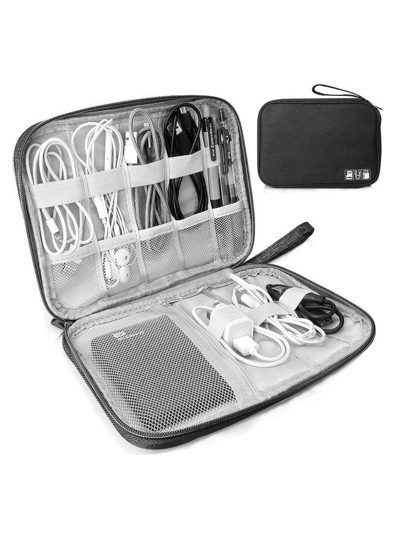 Y&D Travel Cable Organiser Bag Universal Carry Gadget for USB Drive SD Card Charger Hard Disk  - Image 1