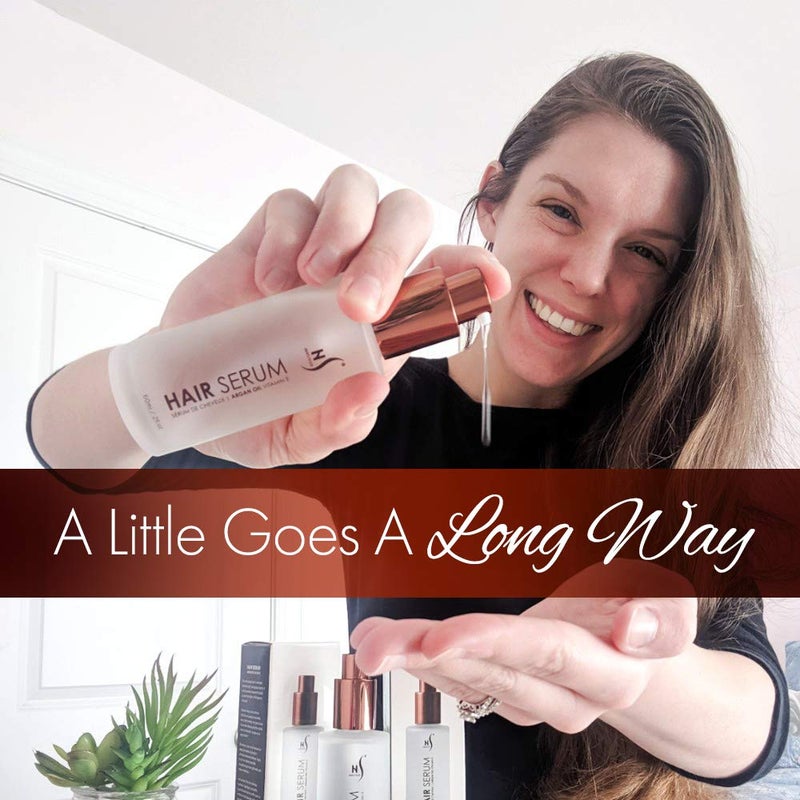 HerStyler Hair Repair Serum - Argan Oil Hair Serum for Frizzy and Damaged Hair - For Frizz, Styling and Shine - 2 Fl Oz - Pack of 1 - Image 1