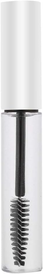 ANGGREK Mascara Tube10ml Empty Tube for Mascara DIY Eyelash Brush Container Bottle with Wand 10ml white cap  - Image 1