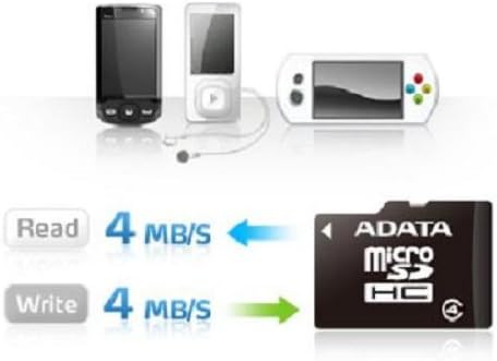 ADATA ADATA 8GB microSDHC Class 4 Memory Card with Adapter AUSDH8GCL4RA1 - Image 4