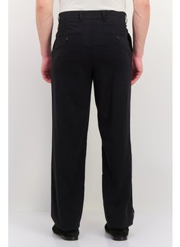 Jack Jones Men Loose Fit Plain Chino Pants, Black  - Image 2