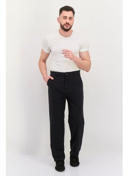 Jack Jones Men Loose Fit Plain Chino Pants, Black  - Image 4