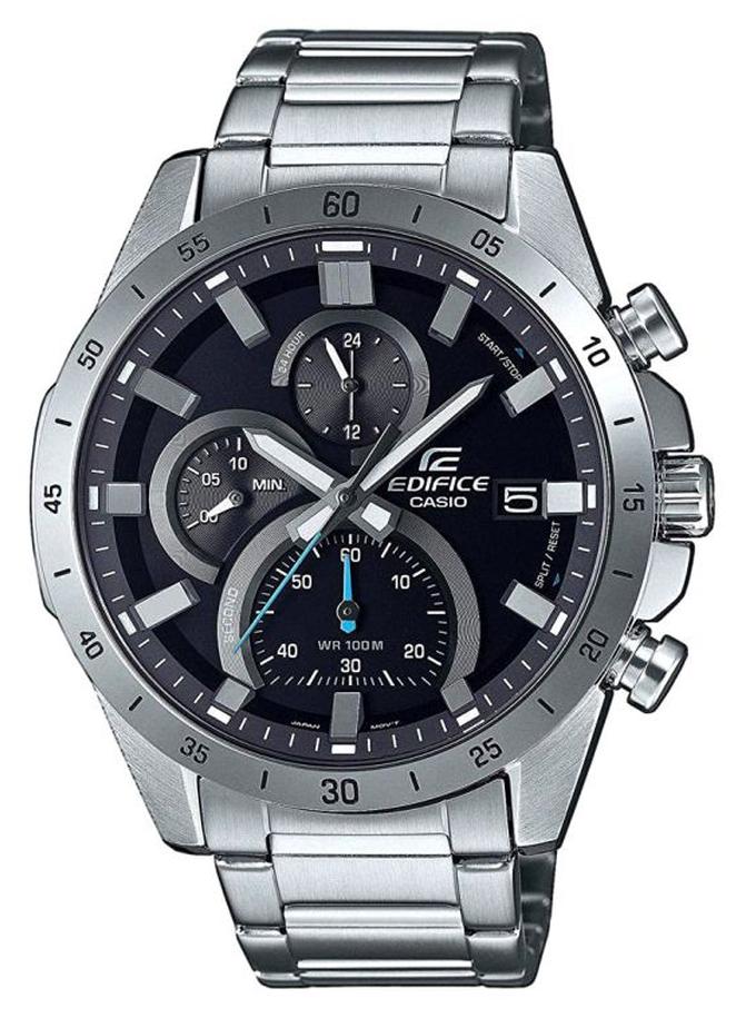 CASIO Men Stainless Steel Chronograph Wrist Watch EFR-571D-1AVUDF - 51 mm - Silver - Image 1