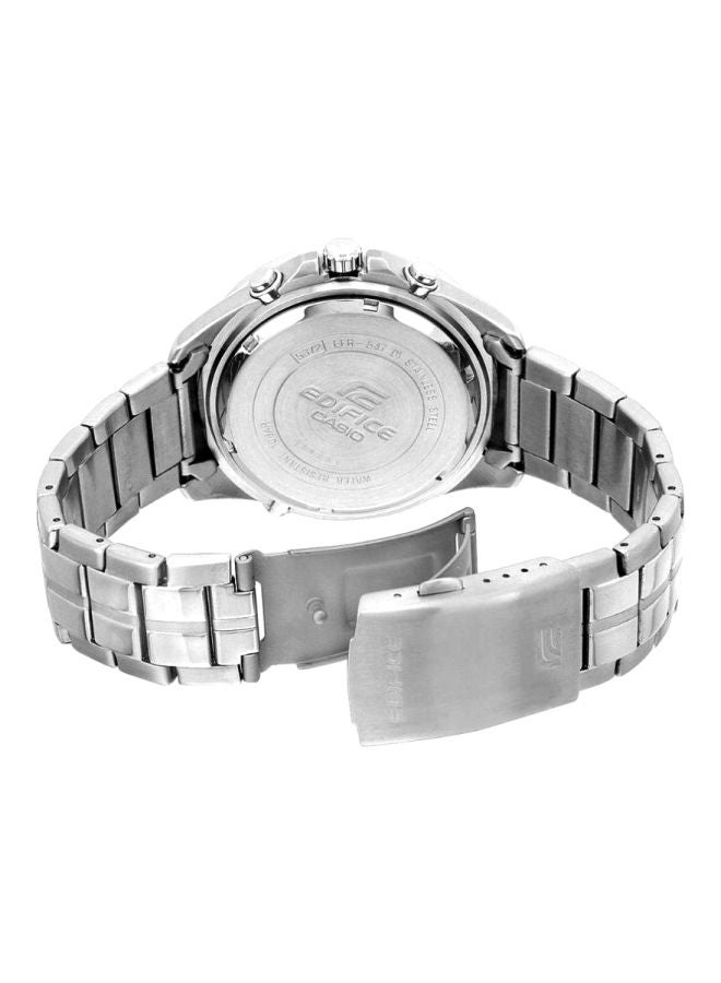 CASIO Men Stainless Steel Chronograph Wrist Watch EFR-571D-1AVUDF - 51 mm - Silver - Image 2