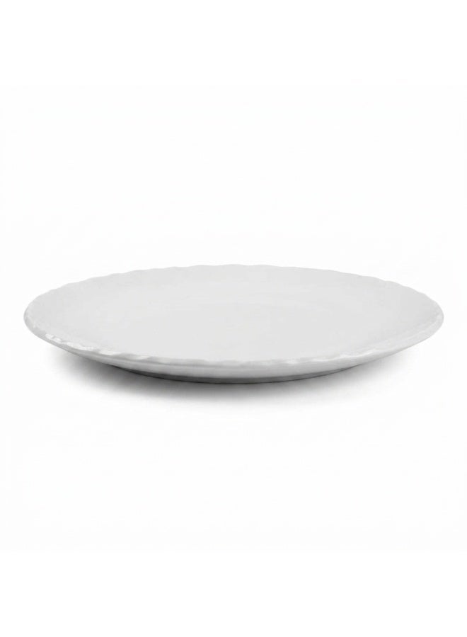 Ariane Premium Fine Porcelain Erosion Ivory Plate White - Image 3