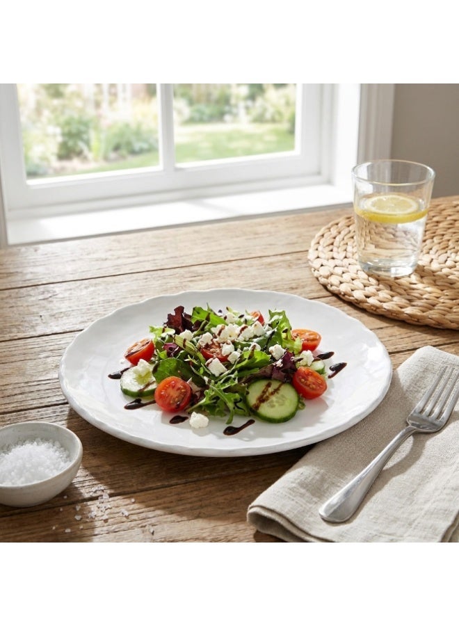 Ariane Premium Fine Porcelain Erosion Ivory Plate White - Image 2