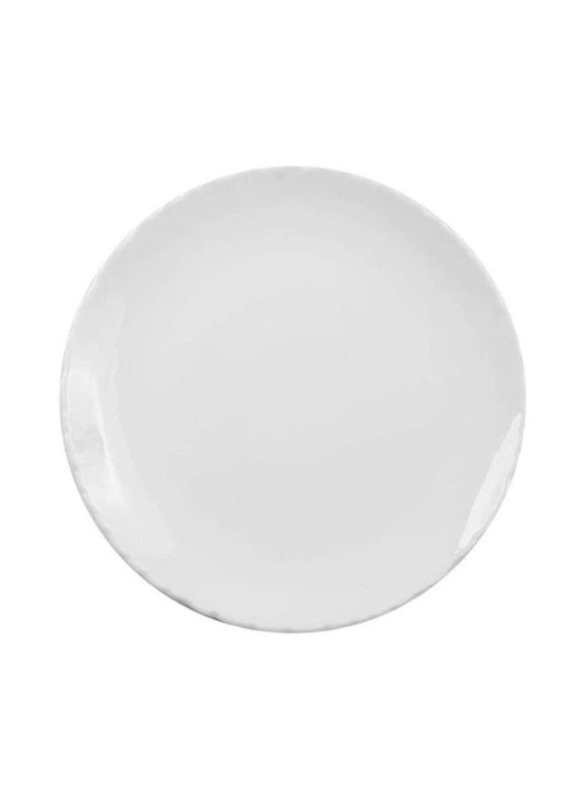 Ariane Premium Fine Porcelain Erosion Ivory Plate White - Image 1