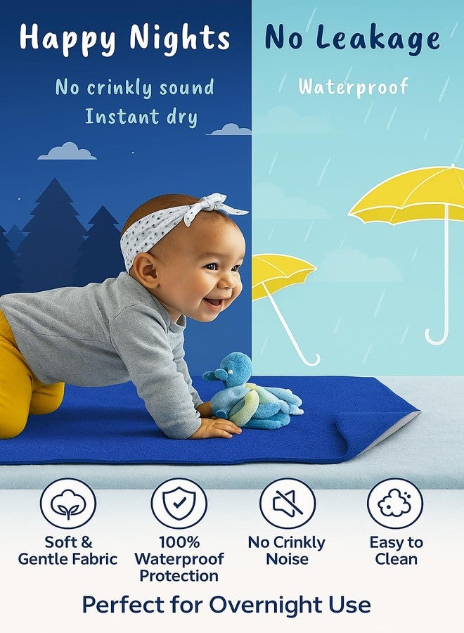 KALRA MAGIC® Waterproof Baby Arpon Bib 2PCS Baby Protective Sheet 1Pcs Combo Pack - Image 4