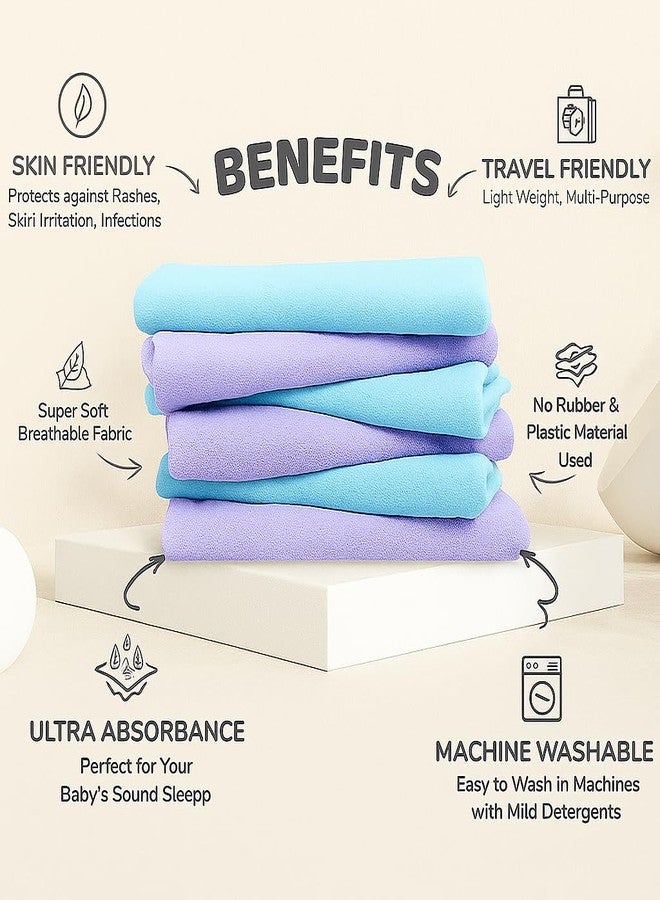 KALRA MAGIC® Waterproof Baby Arpon Bib 2PCS Baby Protective Sheet 1Pcs Combo Pack - Image 3