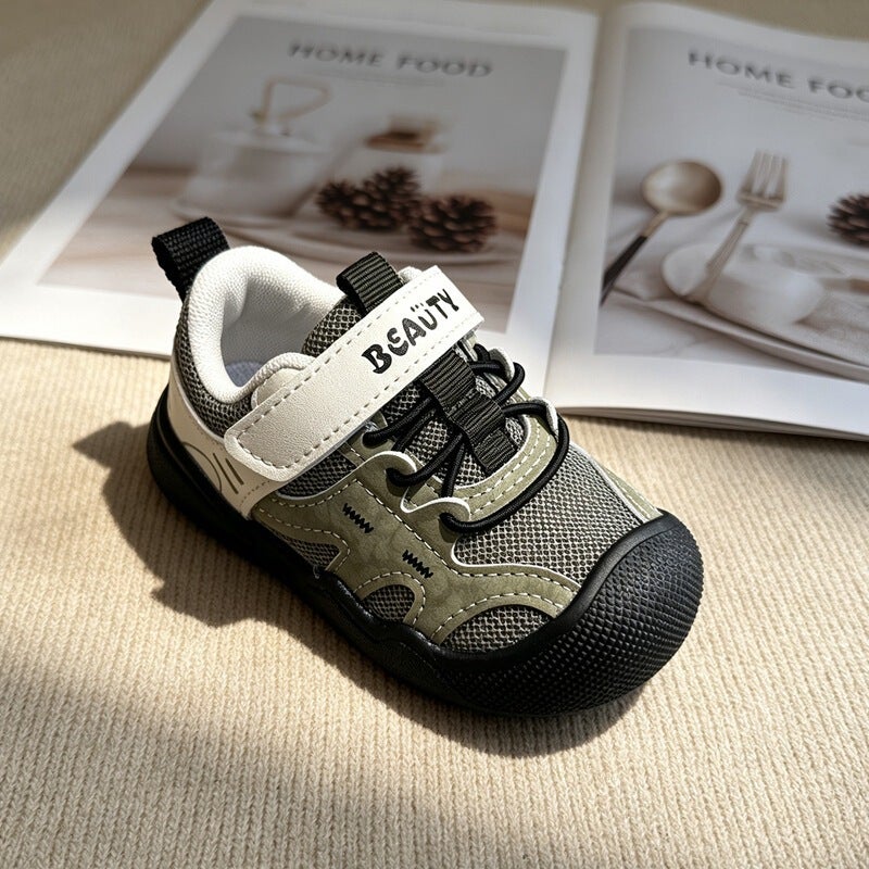 Mesh Sneakers Lightweight Flexible Sole Walking Shoes For Kids Indoor And Outdoor Activities - Image 1