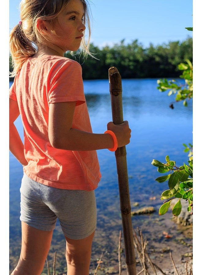 20 Deet Free Mosquito Repellent Bracelets for Kids - Camping Essentials Bug Repellent Bracelets - Mosquito Repellent Outdoor Patio Bands - Summer Essential Bug Bracelets Repellent Kids
