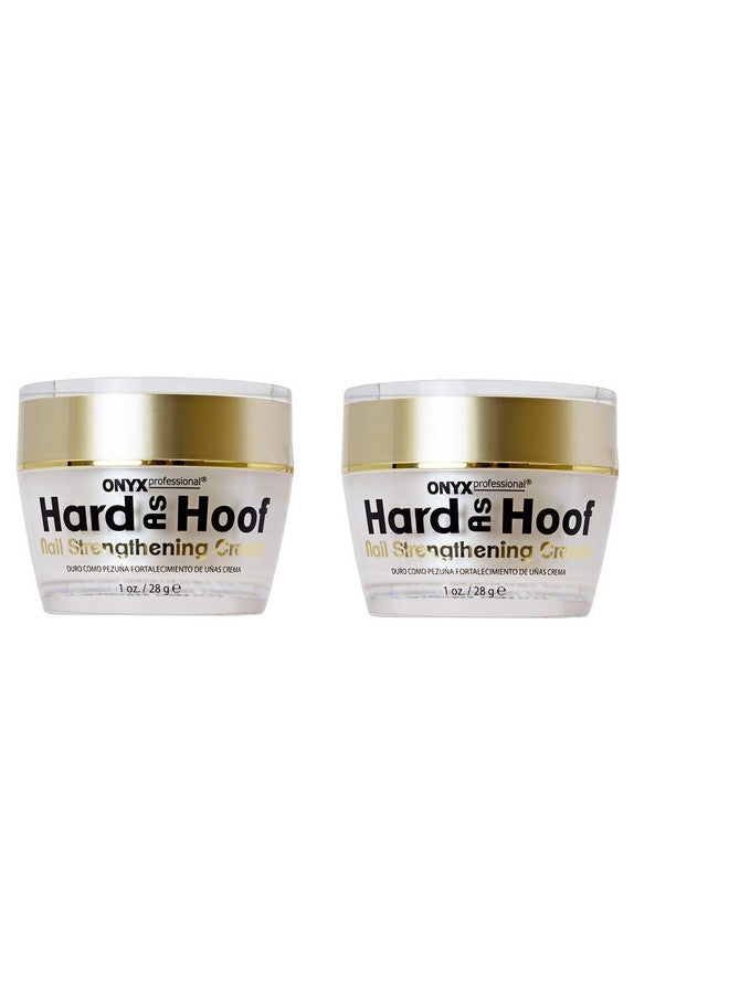 Onyx Professional 2 Pack Hard As Hoof Nail Strengthening Cream With Coconut Scent Nail Strengthener And Nail Growth Cream, 1 Ounce (Pack Of 2) 