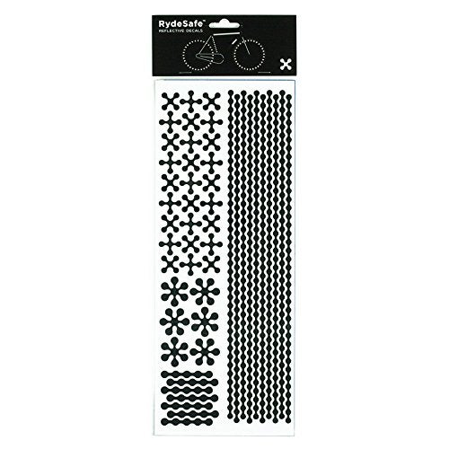 RydeSafe Reflective Decals - Modular Kit - Jumbo (Black) - Image 1