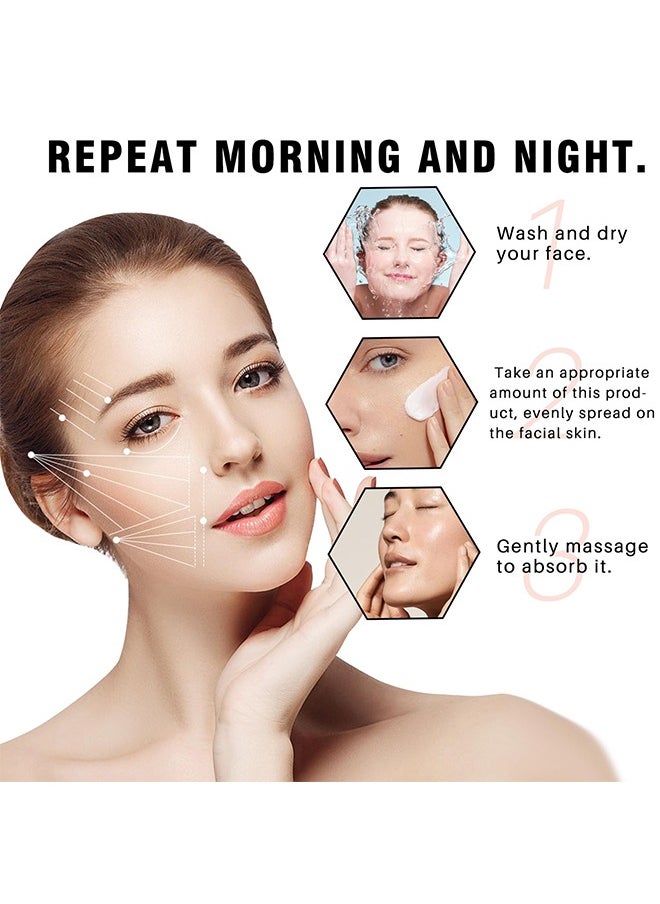 Lanthome - Glutathione Whitening Cream, Facial Dark Spots Remover 2% Glutathione Face Cream, Prevent Aging Moisturizing Skin Brightener Cream, Smoothing Brightening Cream, White Lightening Beauty Cream 20G - Image 1