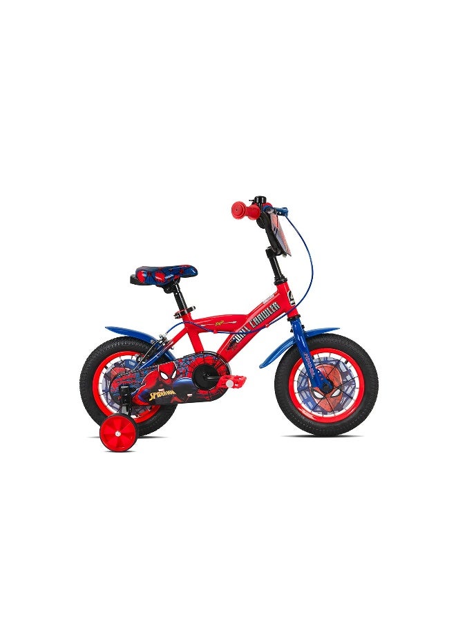 Spartan Super Spidey Boys' Bike (12 in, Red/Blue) - Image 1