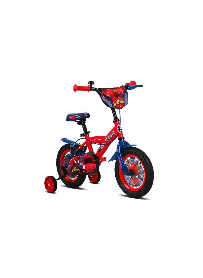 Spartan Super Spidey Boys' Bike (12 in, Red/Blue) - Image 2