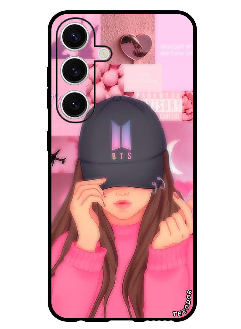 Theodor Protective Case Anti Scratch Shock Proof Bumper Cover For Samsung Galaxy S24 Plus Girl BTS Cap Snap  - Image 1