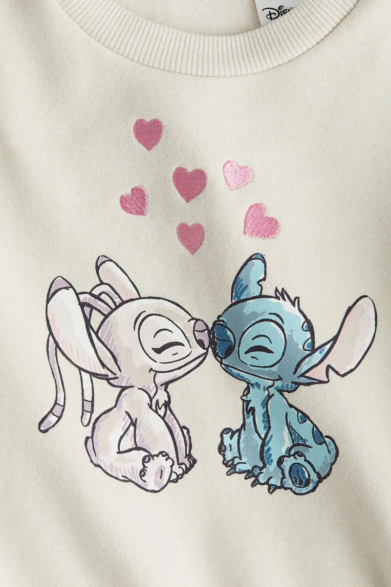 اتش اند ام سويت شيرت بطبعة وبطانة ناعمة