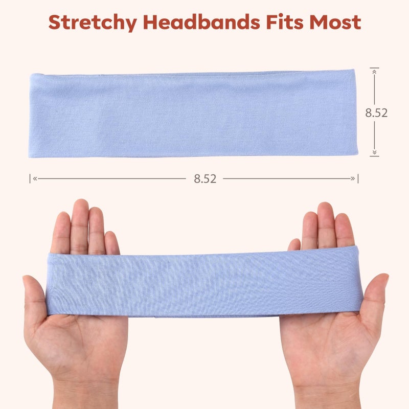 Lajou Fashion Women's Headbands for Short Hair Non Slip Elastic Floral Hairbands, Soft Fabric Workout Stripe Head Bands Heart Headbands, Valentine's Day, Cute-Red Heart - Image 4