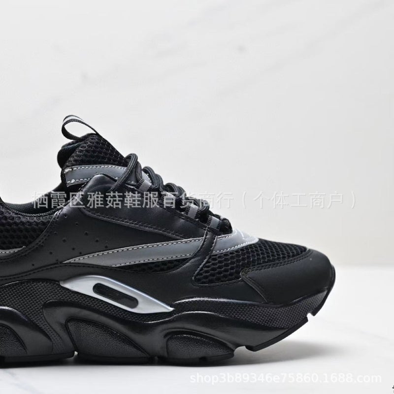 European Station New D Home B22 Sports Leisure Thick Bottom Fashion Retro Breathable Men'S And Women'S Elevated Torre Shoes - Image 5