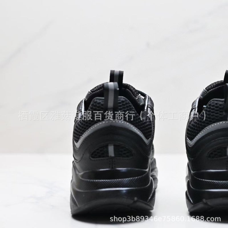 European Station New D Home B22 Sports Leisure Thick Bottom Fashion Retro Breathable Men'S And Women'S Elevated Torre Shoes - Image 4