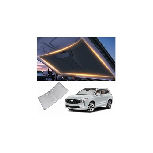 LZYYQX Windshield Sun Shade for Hyundai Santa Fe Front Window Shades Cover for 2010-2025 Santa Fe Windshield Sun Visor Protector Car Accessories - Image 1