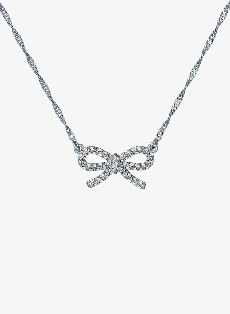 Ted Baker  Ribah Crystal Ribbon Bow Pendant for Women | Best Price UAE