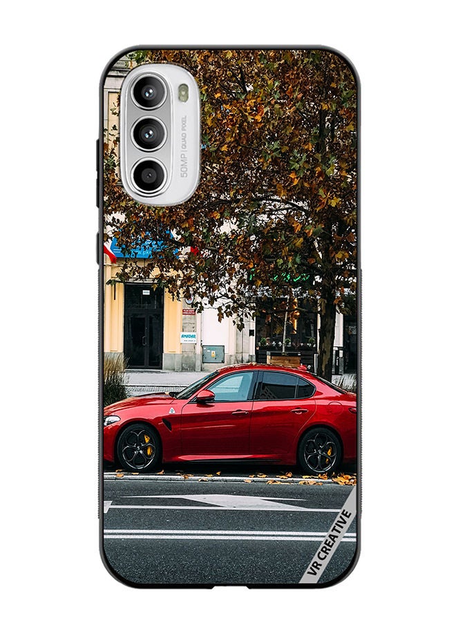 VR CREATIVE Protective Case Cover For Motorola Moto G82 Alfa Romeo Guilia Design Multicolour - Image 1