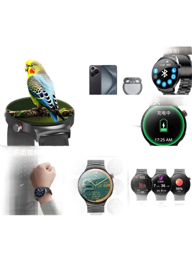 Aigo V8 Smartwatch Flagship Edition, Heart Rate Monitoring, Men'S Sports Watch, Health, Calling, Bluetooth, Nfc, Huaqiangbei, Adult Men And Women, Father'S Day Gift For Dad And Husband - Image 3