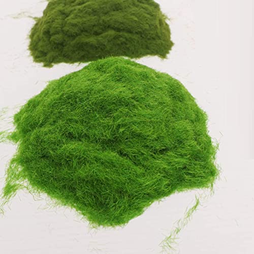 KRAFTMASTERS�100 Grams Artificial Moss Powder Green Fake Grass Fairy Garden Miniatures Landscape Artificial Grass Powder - Image 1
