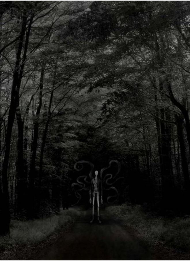 Generic - Famous classic urban horror story slender man canvas poster nonhuman organisms modern wall pictures for living room - Image 1
