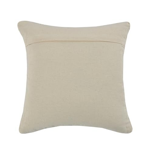 TIB Premium Boho Decorative Throw Cushion Covers, 16 x 16 cm, Set of 2, Cotton. (Off-White Waterfall) - Image 4