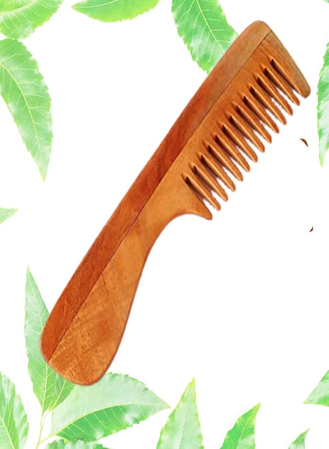 Rufiys Natural Handmade Pure Neem Wood Comb Helps Hair Regrowth,Anti-Dandruff Comb For Women And Men (Pack of 3) - Image 5