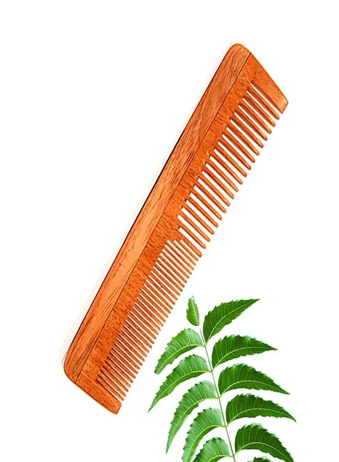 Rufiys Natural Handmade Pure Neem Wood Comb Helps Hair Regrowth,Anti-Dandruff Comb For Women And Men (Pack of 3) - Image 4