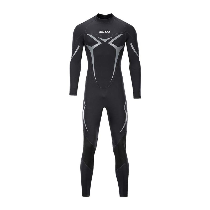 ZCCO Wetsuits Men's 3mm Premium Neoprene Full Sleeve Dive Skin for Spearfishing,Snorkeling, Surfing,Canoeing,Scuba Diving Wet Suits(L) - Image 2