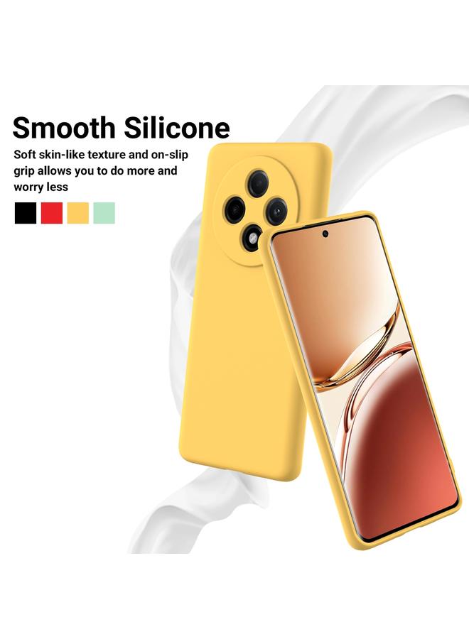 S-TOP Case For OPPO F27 Pro / F27 Pro+ Pure Color Liquid Silicone Shockproof Phone Case - Image 3