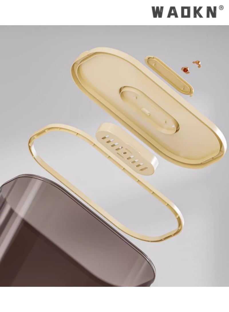 WAOKN Food-Grade Rice Storage Container,Household Pesticidal and Moisture-Proof Rice Bin, Airtight Rice Canister for Freshness, Ideal Kitchen Storage Solution for Bulk Grains and Cereals  - Image 4