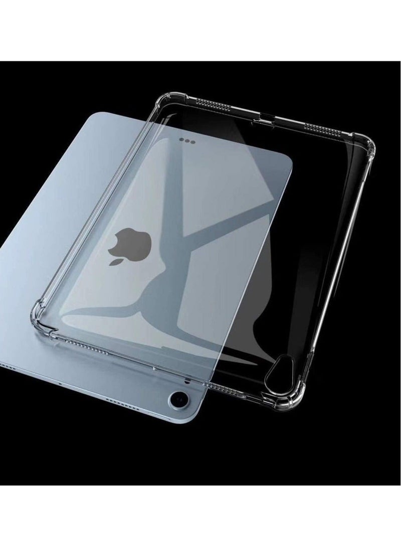 Raxoom Ultra Clear Case for iPad Air 4 10.9 inch 2020, Shockproof Transparent Case for iPad 10.9 Air 4th Generation, TPU Silicon Back Cover for iPad Air 4, [Support Apple Pencil 2nd Gen Charging] - Image 3
