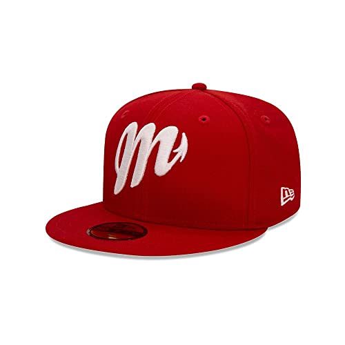 New Era Atlanta Braves MLB Basic 59Fifty Hat, Adult, Red/White, 7 1/2 - Image 3