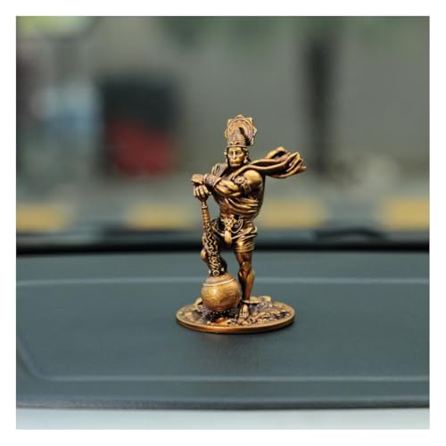 Artarium Hanuman Ji Murti Panchmukhi Hanuman Pavan Putra Bajrangbali Murti Bahubali Hanuman Idol for Car Dashboard (Bahubali Hanuman 4 Inch) - Image 2
