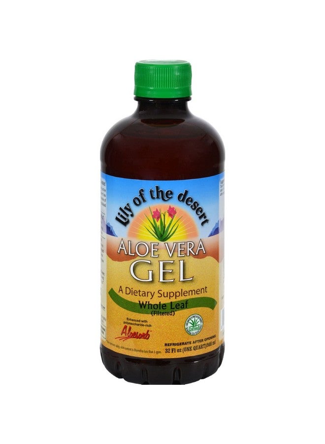 Lily Of the Desert LILY OF THE DESERT Aloe Vera Gel,WHL Leaf, 32 FZ 