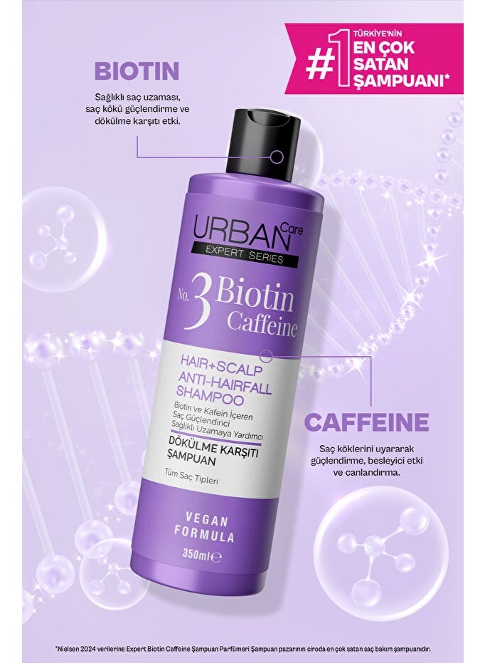 Urban Care Expert Shampoo & Conditioner - With Biotin & Caffeine for Hair Loss Helps Fast Hair Growth Vegan - Image 2