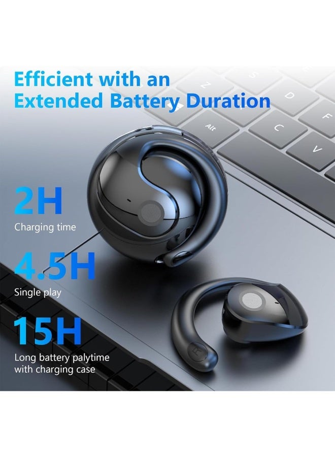 سماعات أذن بلوتوث لاسلكية للترجمة Hy-T26 Pro تدعم 150 لغة وتشغيل الموسيقى سماعات أذن فوق الأذن تريبل - Image 5